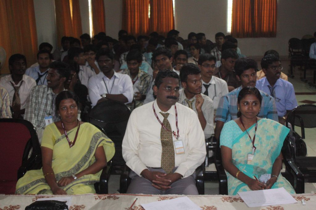 Judges judging participants of Just A Minute Round