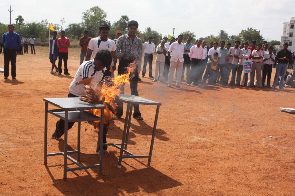 Marshall Arts performed by the student on the Sports Day