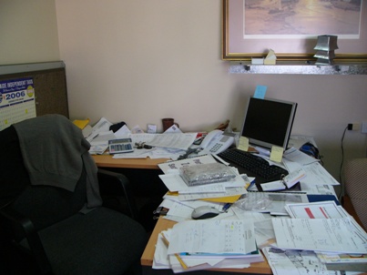 UNTIDY WORKSTATION