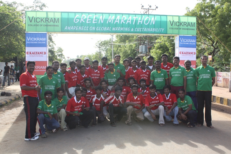 The team of Dept. of Physical Education alongwith the volunteers 